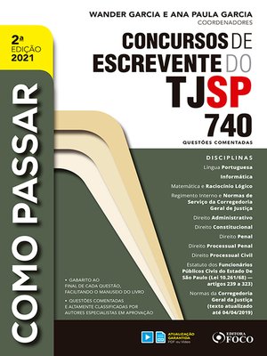 cover image of Como Passar Concursos de Escrevente do TJSP